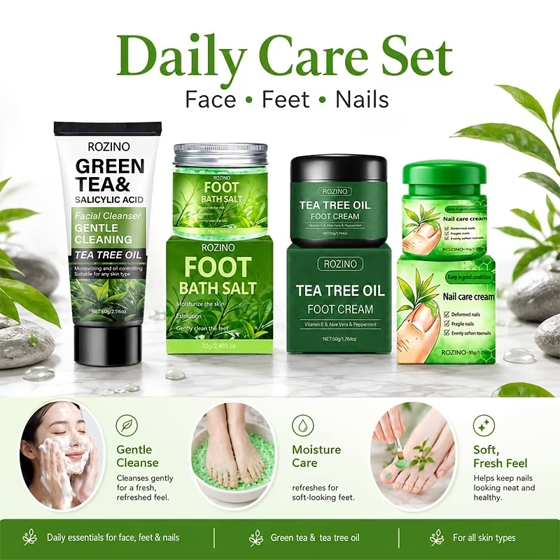 Rozino Daily Care Set – Face, Feet & Nails